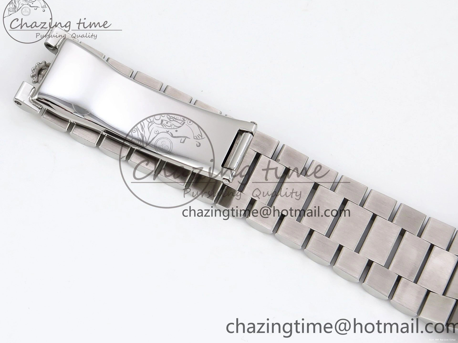 Best AAA Replica Sites Bracelet JDF 1440 V3 904L on TravelReady (Gain President 40 DayDate Weight) Steel VR3255 SS Dial Green Roman 1218